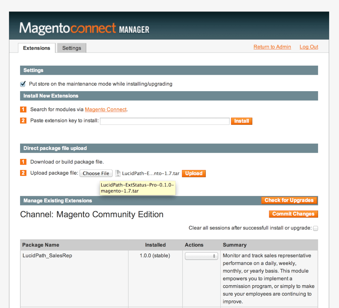 Efficient Custom Order Status Extension for Magento